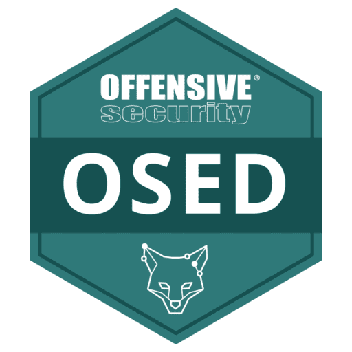 OSED Advanced certification for security exploit development