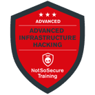 Advanced Infrastructure Hacking badge